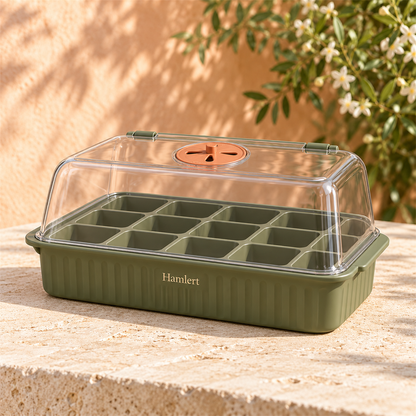 Hamlert Covered Seed Starting Tray