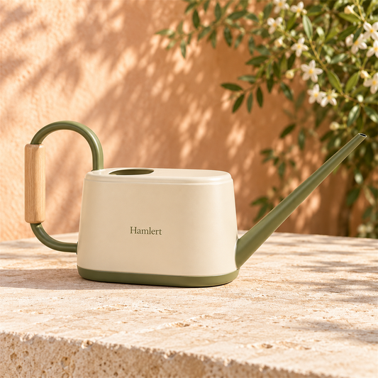 Hamlert Ivory Long-Spout Watering Can
