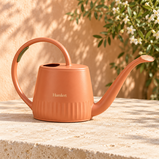 Hamlert Terracotta Long-Spout Watering Can